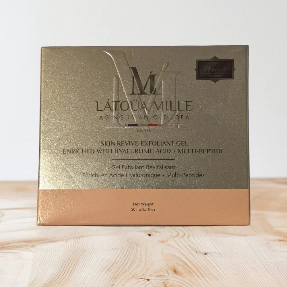 Latoua Mille Skin Revive Exfoliant Gel with Hyaluronic Acid and Multi-peptides